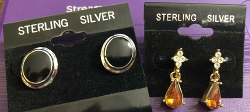 Bonito, dos juegos de pendientes, plata de ley - Imagen 8 de 9