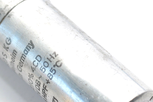 ELOS KG MP-Kondensator Typ HPF, 4 µF / 260 V~, Tol. 10 %, Anlaufkondensator, NOS - Picture 3 of 8