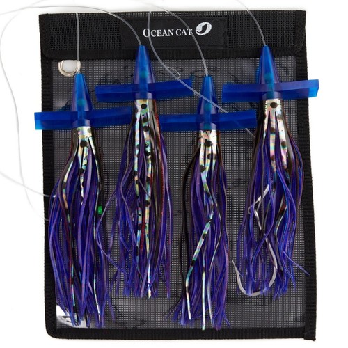 OCEAN CAT Saltwater Trolling Lure Bag Teaser Chain Fishing Lure FullyRigged Hook - Picture 4 of 137