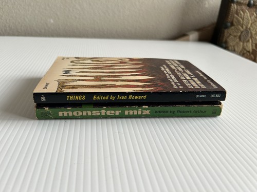 2 Vintage Sci-fi And Horror Books Monster Mix,things - Picture 3 of 6