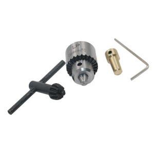Taper Drill Chunk Micro 0.3-4mm JTO Taper Mounted Drill Chuck and Wrench with Chuck Key for Lathe Electric Drill