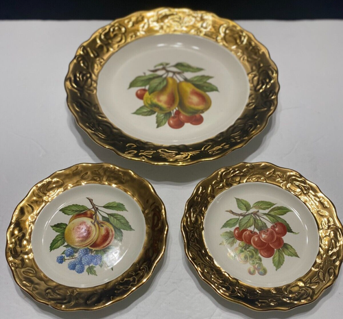 Set of 3 "Crown O Gold" (FALL HARVEST) Plates 2 Bread and 1 Dinner - Bild 9 von 14