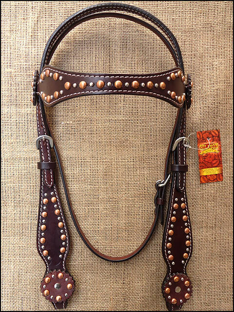 C5HS Hilason Western American Leather Horse Bridle Headstall Dark Marronee C5HS Hilason Western American Leather Horse Bridle Headstall Dark Marronee
