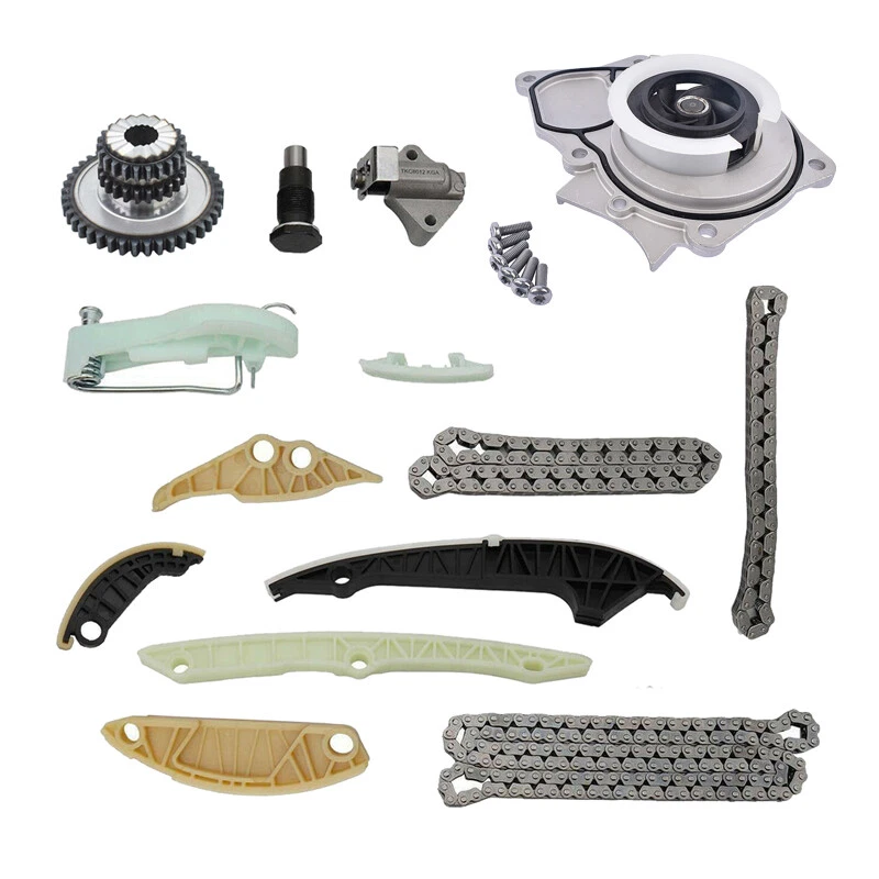 Timing Chain Kit Water Pump For 13-17 VW Beetle Jetta Passat Golf 1.8 2.0 DOHC - Image 3 of 4