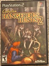 CABELA'S DANGEROUS HUNTS 2 PS2 PLAYSTATION 2 GAME COMPLETE W/ MANUAL CASE CIB