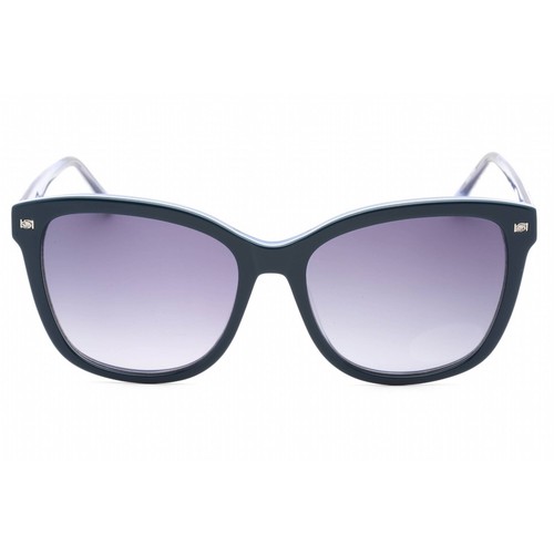 Bebe Women's Sunglasses Navy Plastic Full Rim Rectangular Frame BB7234 400 - Picture 2 of 2