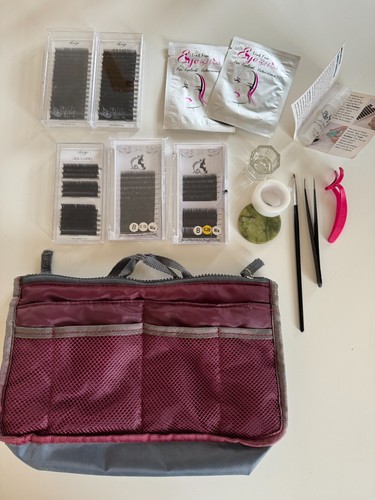 Lashes kit Professional individual lashes Kit and bag, 5 pks of lashes and tool - Picture 2 of 20