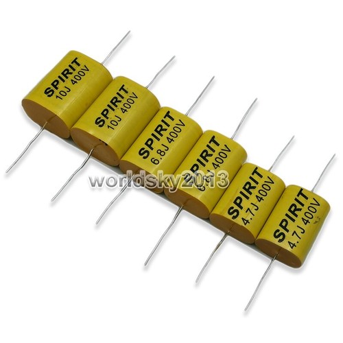 2PCS 2.2-15uF 400V Speaker Divider Crossover Car Tweeter Non-Polarity Capacitor - Picture 4 of 8