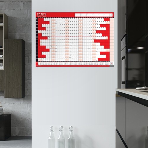 2025-2026 Mid-Year Calendar Academic Wall Planner Uni Chart 3 sizes A2 A1 A0 - Picture 137 of 204
