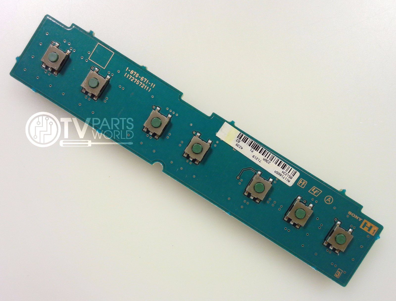 Sony KDL52XBR4 Key Controller Board A1171665A 187067111