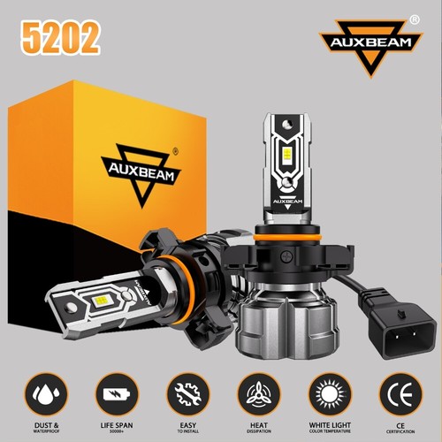 9005 H11 5202 LED Headlights High / Low / Fog Bulb for GMC Sierra 1500 2007-2013 - Foto 15 di 16