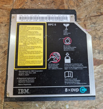 IBM Lenovo Thinkpad DVD-Rom Drive RPC II 27L3447 08K9513 SR-8175-M Laptop