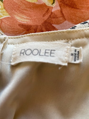Vestido de polietileno estampado floral sin mangas con diseño de capa S - Imagen 8 de 8
