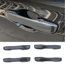 Carbon Fiber Exterior Car Door Handles Cover Trim For Honda Accord 2023