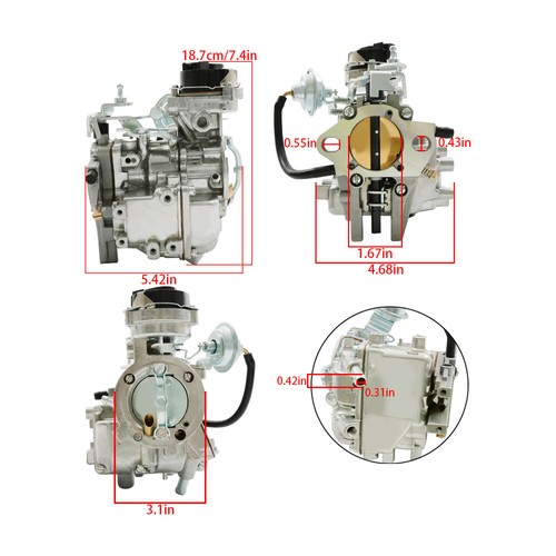 Carburetor Carb Fit For Ford F100 F150 4.9L l6 300Cu 1965-1985 1-barrel - Picture 2 of 16