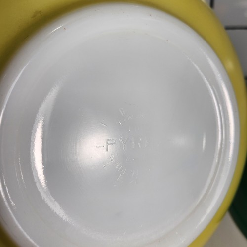MINT SUNSHINE STAMPS PYREX PRIMARY COLORS NESTING BOWLS, NEED RED 402, WANTED! - Picture 7 of 7