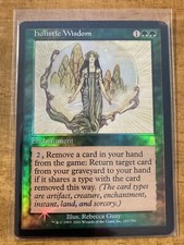 MTG✨HOLISTIC WISDOM FOIL✨Odyssey MINT RARE Enchantment 2001 R. Guay Art UNPLAYED