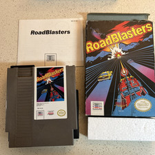 RoadBlasters - Boxed Complete in Box Nintendo NES CIB with manual
