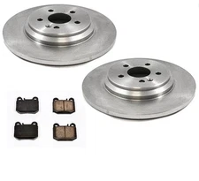 00-01 ML430 ML55 02-05 ML500 Mercedes REAR Brake Rotors & Brake Pads