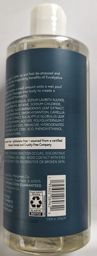 Modern Expressions Body Wash Eucalyptus Tea with Aloe 16.9 Oz. Clean Beauty New - Picture 2 of 2