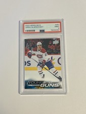 Juraj Slafkovsky 2022-23 Upper Deck Young Guns Rookie Card Graded PSA 9