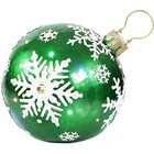 1.5 Ft. 24-Light LED Jeweled Ball Ornament with Snowflake Design