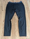 Patagonia Merino Wool Midweight Base Layer Bottoms Mens Size L Black Pants