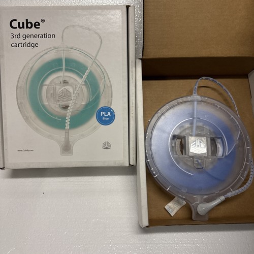 TWO - Cube PLA Blue Filament Cartridge 391144 OPEN CASE - Bild 2 von 4