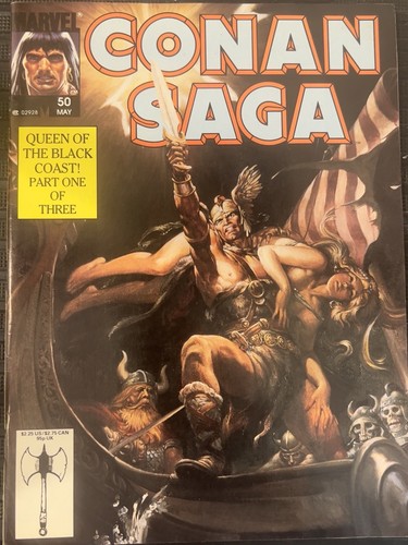 Conan Saga #50 (1991) Marvel Magazine Comic