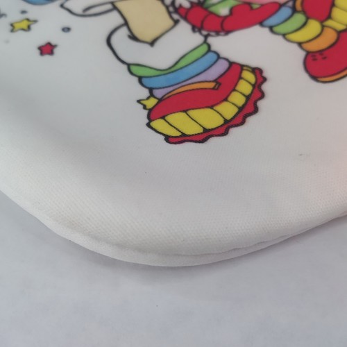 1983 Rainbow Brite White Stocking RARE Red Fur Trimmed Hallmark Twink Polyester - Bild 9 von 12