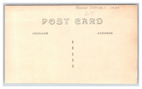 PORTLAND CEMENT CO. Railroad Locomotive engine BONNER BRAND RPPC - Picture 2 of 2