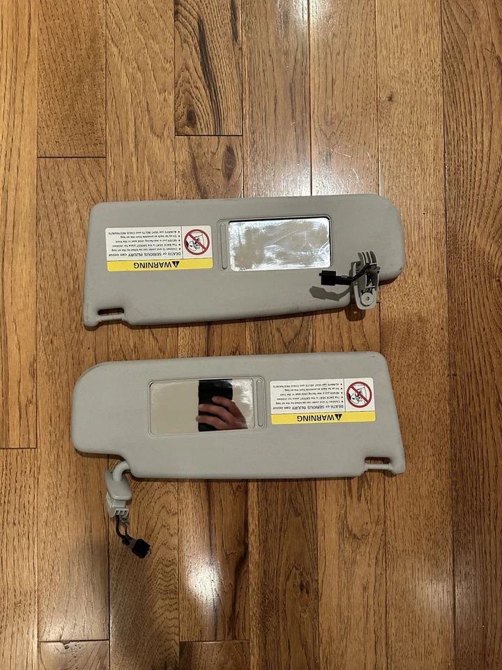 Juego de pares de parasol gris para conductor y pasajero Volkswagen Beetle 2004-2010 Foto 3 de 4