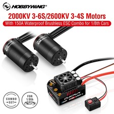 HOBBYWING QuicRun 150A G2 Brushless ESC 2000KV 2600KV Motore per 1/8 RC Auto