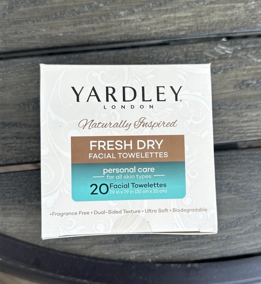Yardley London Fresh Dry Facial Towelettes, 4PK (80 Wipes) Fragrance Free - Image 2 of 4