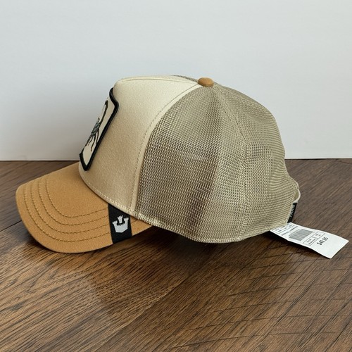 Goorin Bros The Farm Truckermütze "Deadly" khaki Skorpion Netz Druckknopflasche neu mit Etikett - Bild 4 von 7