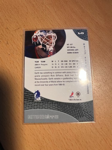 2001-02 ITG Between The Pipes Spring Expo SSP #06/10 GARTH SNOW - Picture 2 of 2
