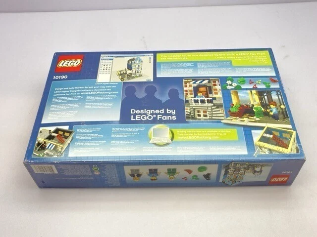 LEGO Creator Expert Modular Buildings Market Street 10190 In 2007 New Retired P2 - Image 2 of 4