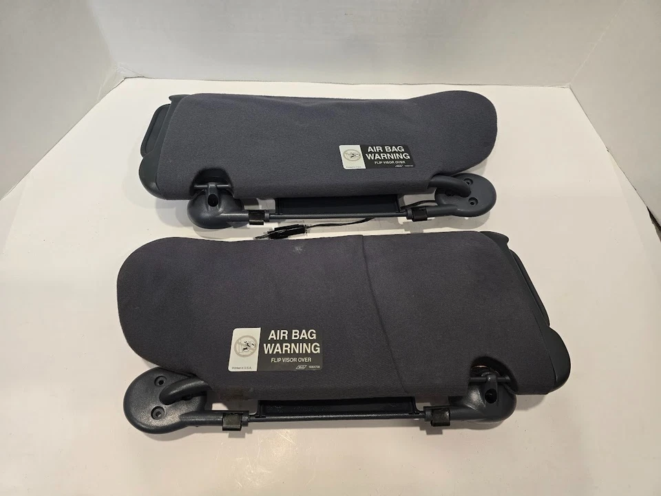 2000-2005 Buick Lesabre par de para-sóis esquerda direita azul iluminado OEM A099 - Imagem 4 de 4