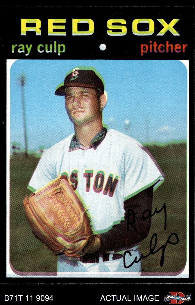 1971 Topps #660 Ray Culp Red Sox 1.5 - FAIR