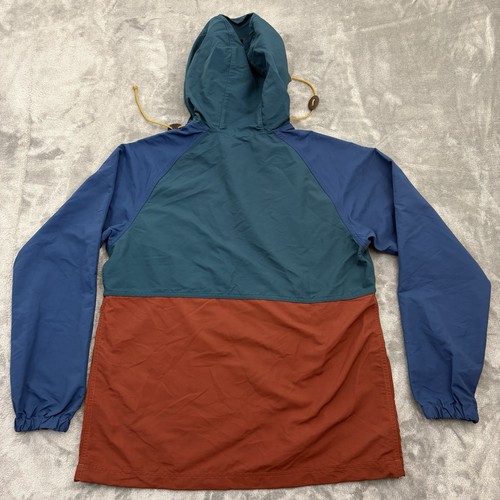 L.L Bean Mountain Classic Anorak Jacket Women's Small Blue Green Aztec NWT - Picture 2 of 5