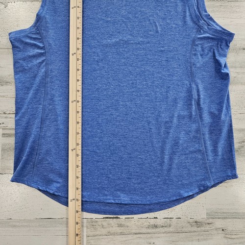 Greyson Sport Herren Guide ärmelloses T-Shirt blau meliert Größe M - Bild 5 von 5