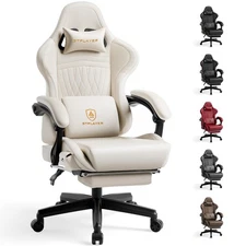 Gaming Chair with Speakers, Video Game Chairs with Footrest, PC Gamer Chairs ...