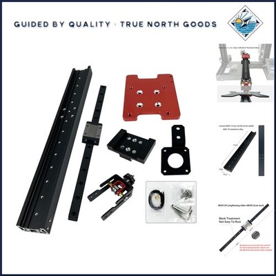 Y-axis Linear Rail Guide Kit for Ender 3 3D Printers with Installation Tools