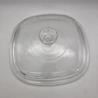 Vintage 8.5” Pyrex A-9-C Clear CorningWare Square Glass Replacement Lid