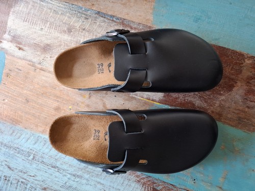 Birkenstock Boston Schwarz Größe 39 Narrow Fit Neuwertig - Bild 2 von 10