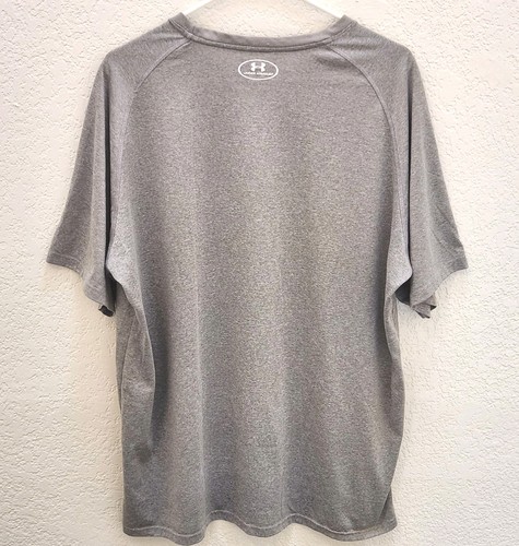 Under Armour Mens 2XL XXL Gray Mizzou Missouri Tigers T Shirt Loose Fit HeatGear - Picture 3 of 12