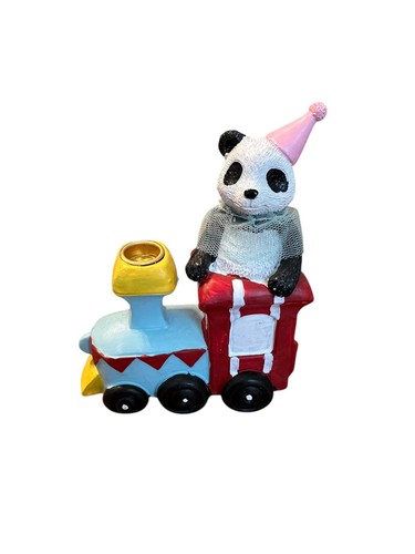 Fodelsdagstog Happy Birthday Candle Holder Animals Figurines Swedish 14cm - Picture 5 of 10