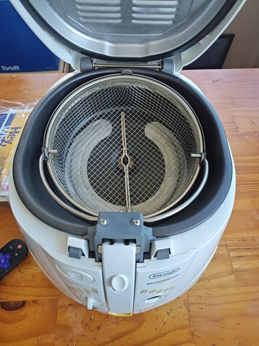 Delonghi Fritteuse Mod D-895u Rotofriteuse Drehkorb Made In Italy Funktioniert - Bild 16 von 17