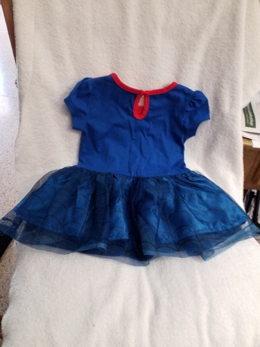 Halloween Kostüm Spinne Mädchen Kleid rot blau Kleinkind 6-12M Marvel Spiderman - Bild 6 von 9