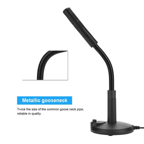 Omnidirectional USB Mic For Computer Desktop Plug & Play For Recording Online FY - Afbeelding 10 van 13